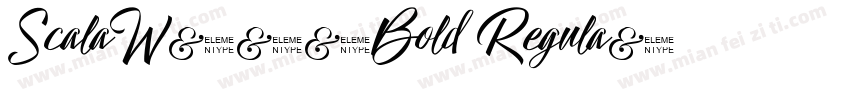 ScalaW04-Bold Regula字体转换